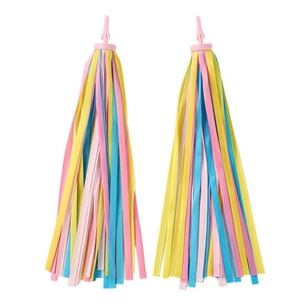 1pair Colorful Handlebar Streamers Handlebar Tassels Kids Bike Decoration for Kids Bicycle Accessories