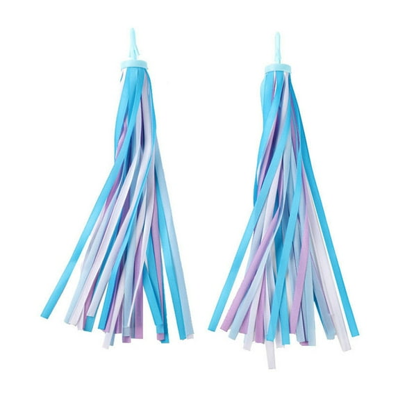 1pair Colorful Handlebar Streamers Handlebar Tassels Kids Bike Decoration
