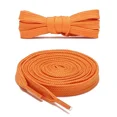 thumbnail image 1 of 1pair Double Layers Flat Boot Shoelaces Strings Orange for Sneakers Tennis Shoes, 1 of 6
