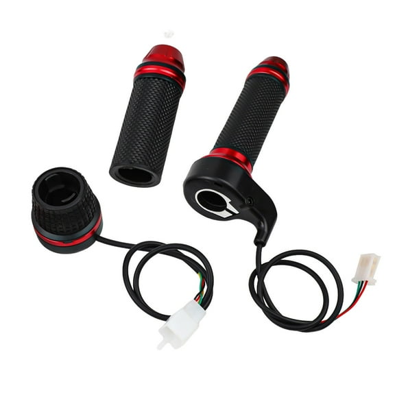 1pair E-Bike Electric Vehicle Throttle Grip Electric Throttle Grips 4 gear