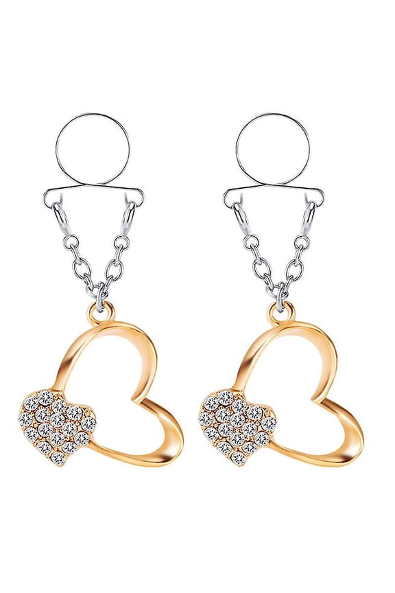 1pair Fake Breast Ring