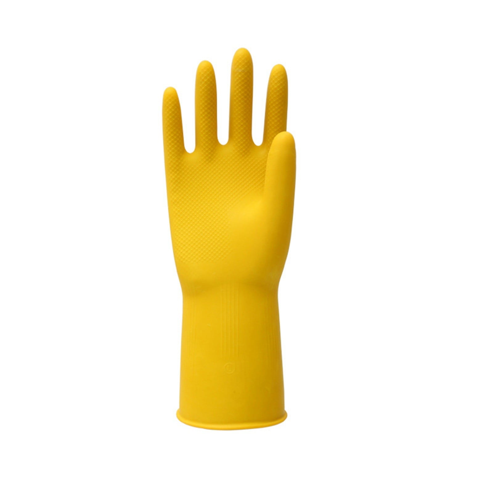 1pair Flexible Comfortable Rubber Clean Gloves Red Dish Washing Long ...