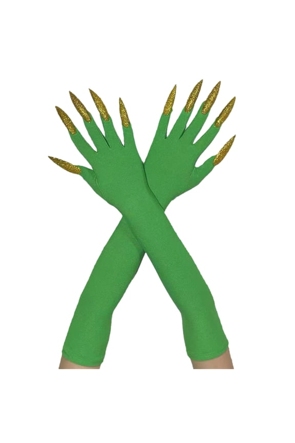 1pair Halloween Horrific Demons Gloves Adults Teens Gloves Funny Fancy Dress Mittens for Festival Wear