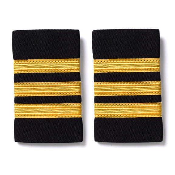 1pair Hand Embroidery Badge Shoulder Pad Epaulettes Brooch Militaries Epaulet for Clothing and Bags