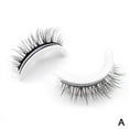 thumbnail image 1 of 1pair Self-adhesive False Eyelashes 3d Faux Lashes Without Extension Glue Fluffy Eyelash Eyelashes Soft False, 1 of 7