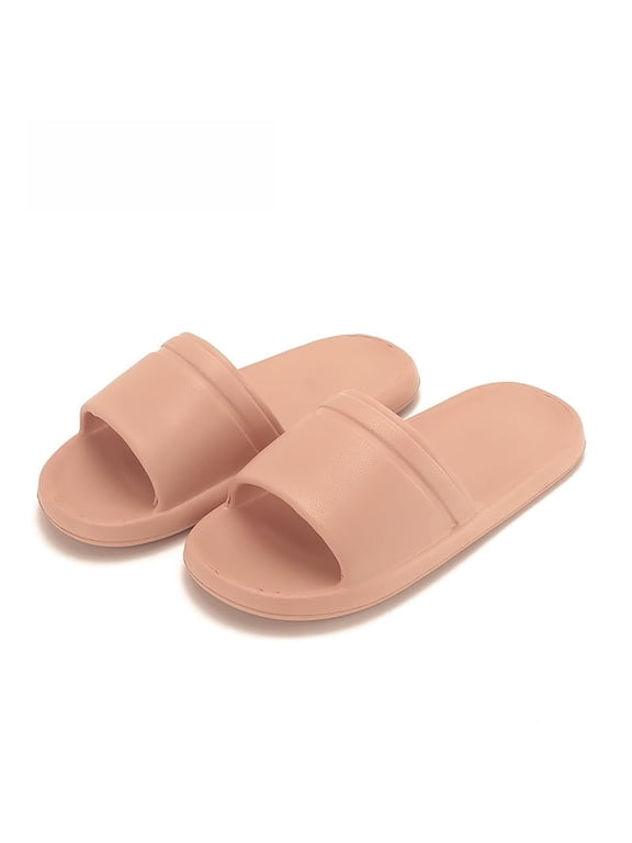 1pair Shower Shoes for Couple: Quick-Dry Bathroom Slippers with Non-Slip Sole for Indoor and Outdoor Use