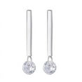 thumbnail image 1 of 1pair Straight Line Earrings, 1 of 3