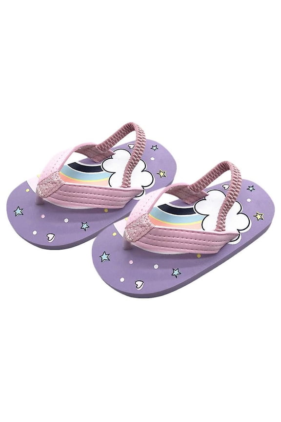 1pair Summer Cartoon Flip-flops