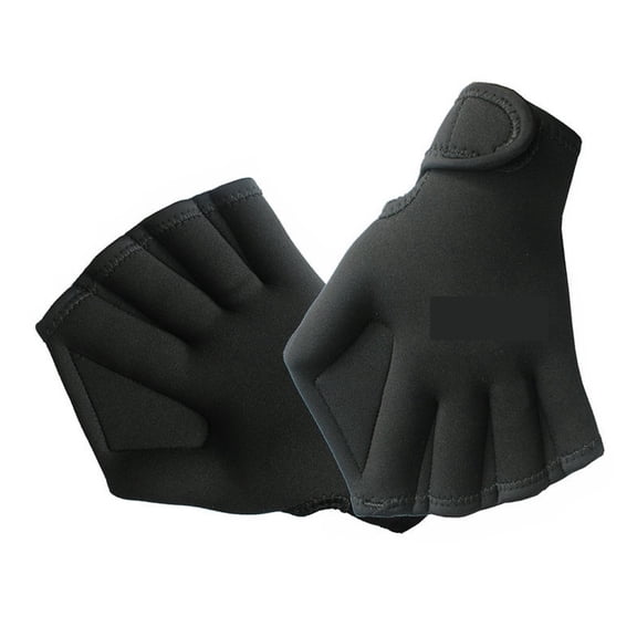 1pair Swim Training Gloves Webbed Gloves Aquatic Fitness Training For Men Women Diving Snorkeling Spearfishing
