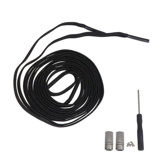 1pair Tieless Shoelaces With Lock Device