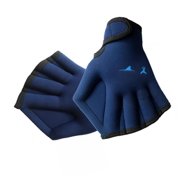 1pair Water Sport Gloves Quick Dry Swimming Gloves Flexibility Adjustable Glove for Safe and Comfortable Water Workouts