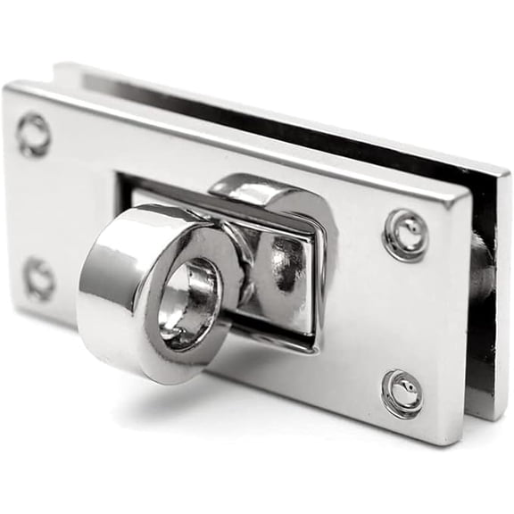 1pc 1-3/8" Twist Locks Purse Closure Clasp Turn Lock for Bag Purse Making Accessories L70 (Silver)