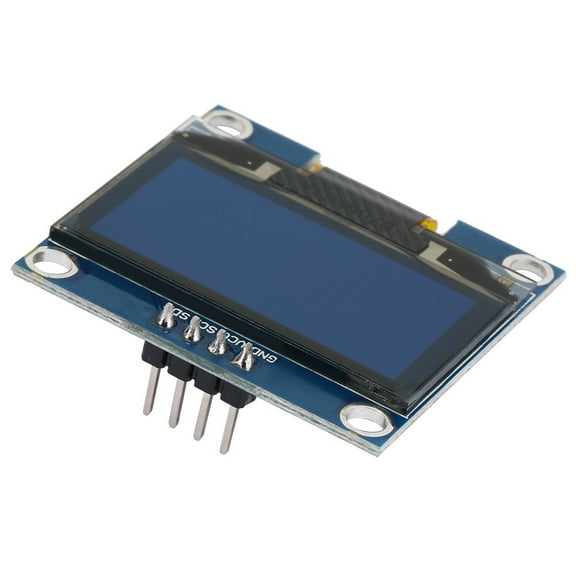 Neyseki 1pc 1.3 inch OLED Display Module IIC I2C Communicate 128X64 BlueText Color