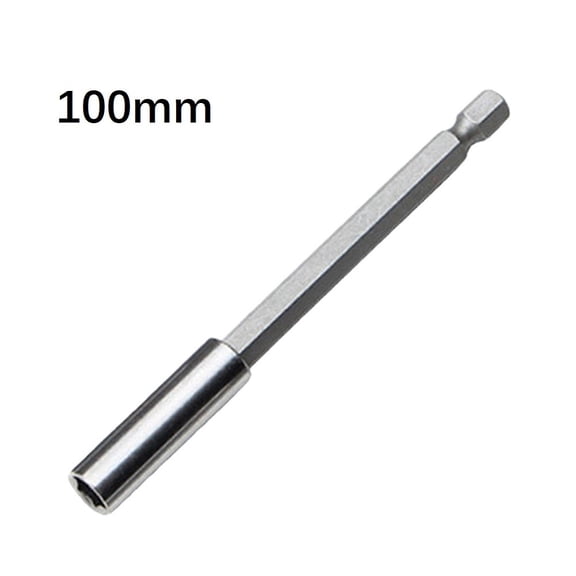 1pc 1/4 Hex Shank Rod Screwdriver Tip Holder Extension Bit Quick Change Socket 100mm