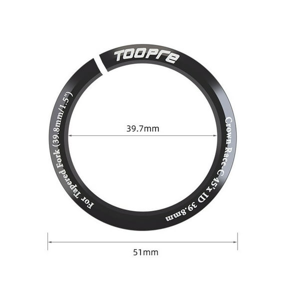 1pc 1.5in Aluminium Alloy Steerer Tube Adapter Headtube Reducer Straight Tapered