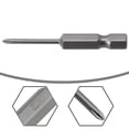 thumbnail image 1 of 1pc 1.6/2.0/2.5/3.0/4.0/5.0mm Screwdriver Bit 50mm 1/4 Inch Hex Shank Screwdriver Bits PH00 PH0 PH1 PH2 Power Tool Accessories, 1 of 2