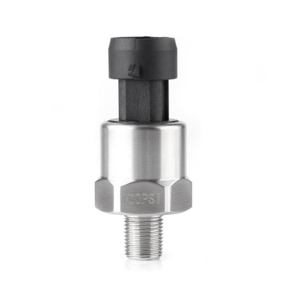 1pc 1/8NPT Thread Stainless Steel Pressure Transducer Sender Sensor for Oil Fuel Air Water, Pressure Sensor, Water Pressure Transducer