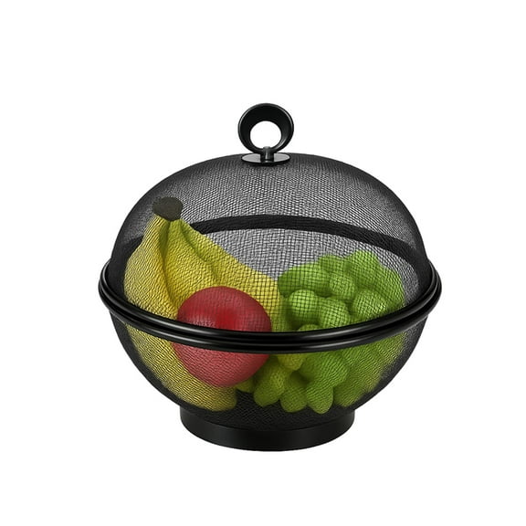 1pc 10 Inch Food Cover with Mesh Lid Fly Proof Fruit Basket for Kitchen Dining Outdoor Ideal for Fruits Vegetables Storage Gift