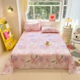 1pc 100 Cotton Flat Sheet Floral Style Bedsheet Skinfriendly Home Bed