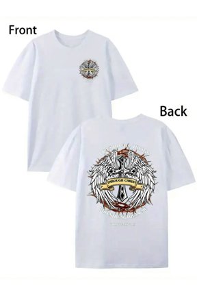 1pc, 100% Cotton, I Can Do Everything Printed T-Shirt, Suitable for Daily Wear, Essential for Easy Summer Dressing, with a Certain Thickness, Perfect Gift, Holiday Gift