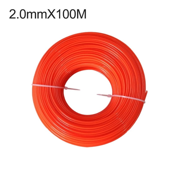 1pc 100m Mowing Line Low Noise Trimmer Line Dual Polymer Looped Winding Straw Rope For Efficient Mowing Landscaping Gardening