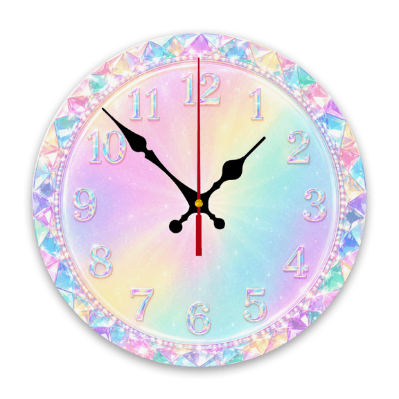 1pc 10Inch Wooden Vintage Italian Food Art Pizza Wall Clock - Silent Non-Ticking Illuminated Pizza Shelf Clock Suitable for Home Dining Room, Retro Pizzeria Decor, Battery-Powered (AA Not Incl