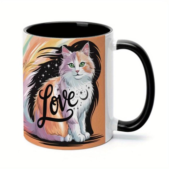 1pc 11oz Ceramic Coffee Mug Whimsical Cloud Design Friends Family Ideal All Seasons Hand Wash Only Coffee Bar Accessories