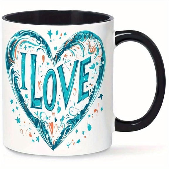 1pc 11oz Ceramic Mug Bold Hand Hammer Design with I Fix Stuff Throw Things Text Durable Coffee Cup DIY Enthusiasts Mechanics Engineers DIY Lovers Kitc