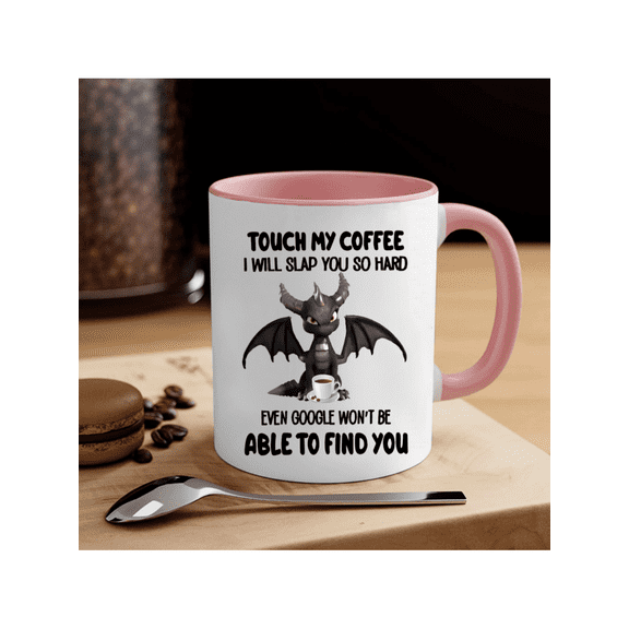 1pc 11oz Dragon Ceramic Coffee Mug - Funny And Sarcastic Design - For Summer Drinks And Travel - Perfect Birthday Gift Unique Gift Idea, Unforgettable Coffee Mug For Special Occasions Novelty Ceramic