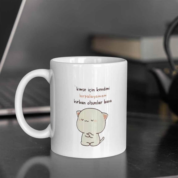 1pc 11oz No Self Sacrifice Turkish Mug Theme