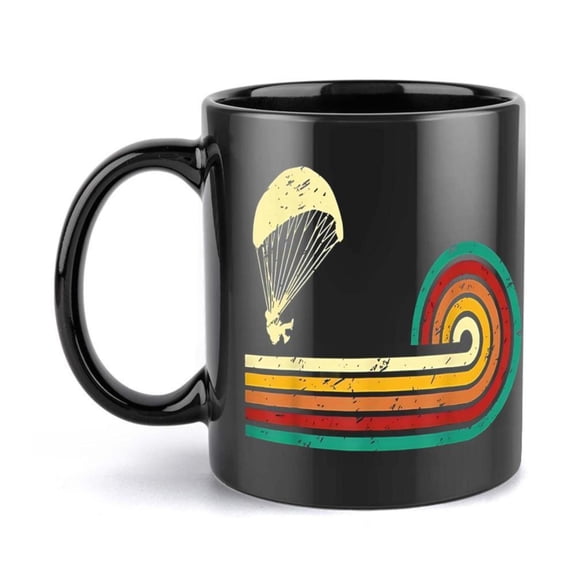 1pc 11oz Paraglider Ceramic Coffee Mug All Seasons Ideal Friends Family