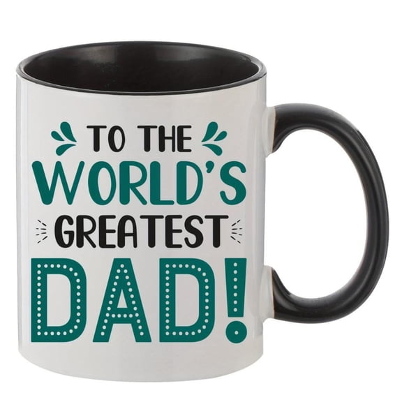 1pc 11oz Portable Letter Printed Ceramic Mug Cup Coffee Cup With Box Suitable Outdoor Camping Picnic Travel Father