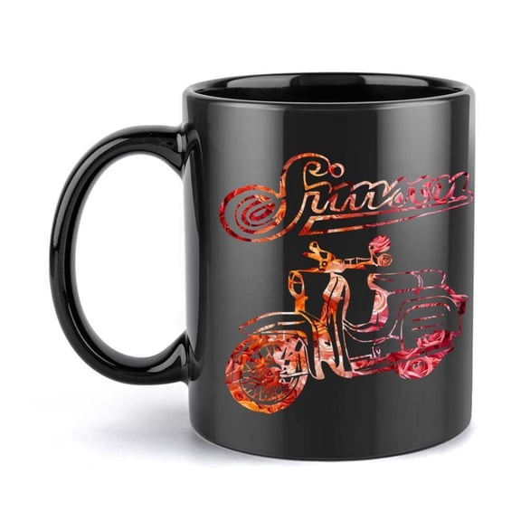1pc 11oz Simson Scooter Ceramic Coffee Mug Restaurant and Business All Seasons Ideal Friends Family termos termicos frio y caliente gifts women mens gifts Christmas and Halloween g