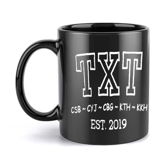 1pc 11oz TXT Ceramic Coffee Mug with TXT Lettering Computer Keyboard Design Tech Themed Programmers IT Professionals All Seasons Ideal Christmas Halloween Seasonal Drinkware Durable Drinkware
