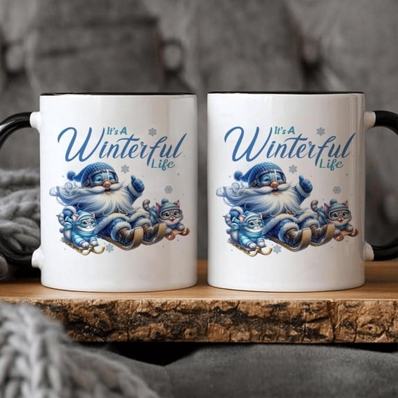 1pc 11oz Winter Snowman Ceramic Coffee Mug with It S a Winter Wonderland Design Dishwasher Reusable Cup Hot Cocoa Tea Hot Chocolate Cozy Holiday Chris