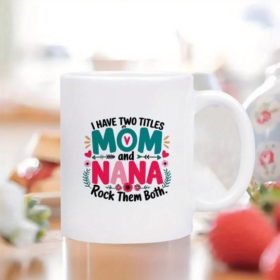 1pc 11oz ceramic mug Personalized Coffee Mug Mom Nana Gift Men Son In Law Son Family Coffee Funny And Valentine S Day Ideal Birthday Party Anniversary Women S Day