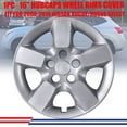 thumbnail image 1 of 1Pc 16" Hubcaps Wheel Rims Cover Fit for 2010-2015 Nissan Rogue/Rogue Select Compatible with Steel Wheels Snap on Installation PP Material(Lacquer), 1 of 7