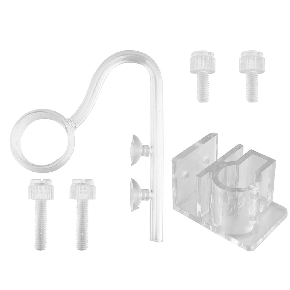 1pc 16mm Glass Water Pipe Water Siphon Pump Pipe Aquarium Filter Bucket