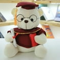 thumbnail image 1 of 1pc 18/23cm Cute Dr. Bear Plush Toy Stuffed Soft Kawaii Teddy bear Animal Dolls Graduation Gifts for Kids Children Girls, 1 of 9