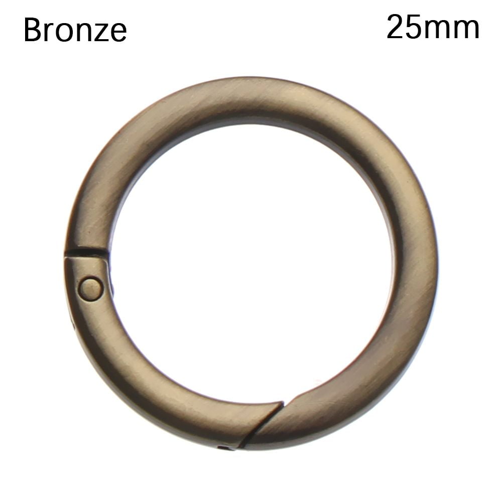 HAIKING 10pcs Colorful Spring Ring Clasps - 25mm Trigger Buckles For Keys, Bags, DIY Crafts - View #10