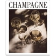 thumbnail image 1 of 1pc 1PCS Champagne Wall Prints Vintage Wall Art Posters Wall Posters Prints for Walls Goblet Posters for Bedroom Artwork Aesthetic Posters for Bedroom Unframed Holiday Gift 28x35cm, 1 of 7