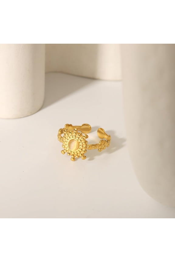 1pc 1Pc 17mm Adjustable Knuckle Rings Open Mouth Finger Rings Jewelry Stackable Ring Trendy Gold DIY