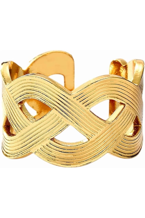 1pc 1Pc 18mm Adjustable Knuckle Rings Open Mouth Finger Rings Jewelry Stackable Ring Stainless Steel Vintage Stacking Dainty Trendy Gold