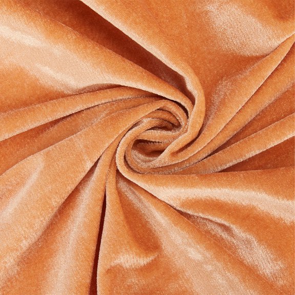 1pc 2.19 Yards Long Velvet Fabric 1.64 Yards Wide Soft Stretchy Spandex Velvet Fabric Clothing Accessories for Sewing Apparel Wedding Dress Bags Sofa Chair Cover Cloth Craft Peru color Velvet