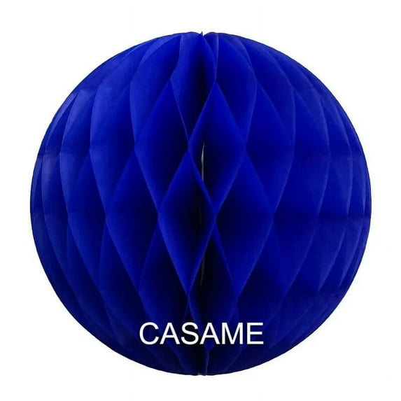 1pc 2'' 4'' 6'' honeycomb ball paper flower lantern ball wedding party kids birthday party xmas decoration baby show supplies royal blue 8 inch