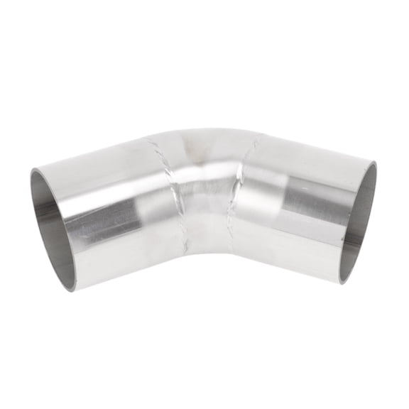 1pc 2.5 inch OD 45 Mandrel Bend Elbow 304 Stainless Steel Exhaust Elbow Pipe Thickness 2mm Exhaust Elbow Pipe Arc Length 185mm for Car Exhaust System
