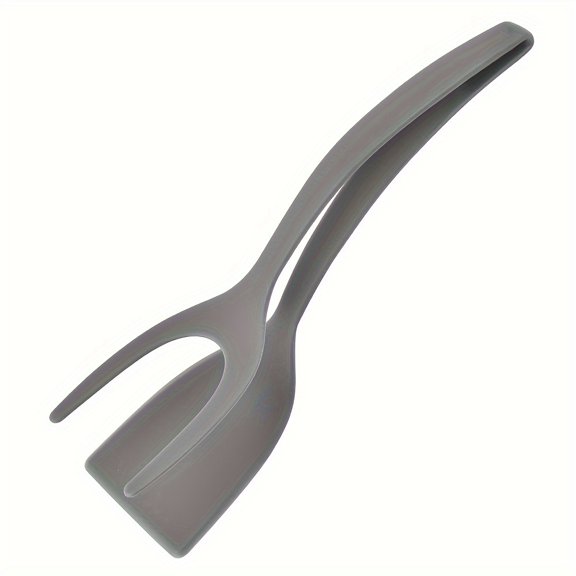 1pc, 2-In-1 Grip And Flip Spatula Tongs, Egg Flipper Spatula, Multi-Purpose Non-Stick Kitchen Shovel for Fish, French Toast, Omelet Making, Home Kitchen Cooking Tool
