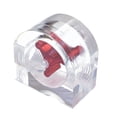 thumbnail image 1 of 1pc 2 Way Water Cooling Indicator Acrylic Transparent Flowing meter G1/4 Thread, 1 of 4