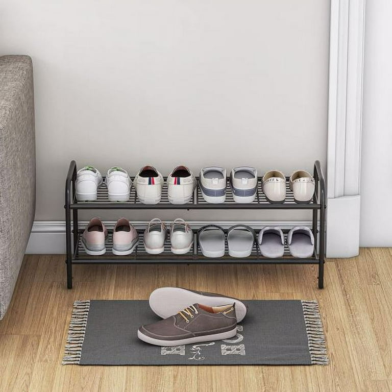 1pc 2 layer Assembled Shoe Rack Modern And Simple Dust proof Storage Shelf Suitable For Home Bedroom Dormitory Etc Walmart