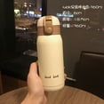 thumbnail image 1 of 1pc 200ml 360ml Mini Thermos Cup Pocket Cup Stainless Steel Thermal Coffee Mug Vacuum Flask Insulated Hot Water Bottle Kids Gift (Beige-360ml,51-100ml), 1 of 7